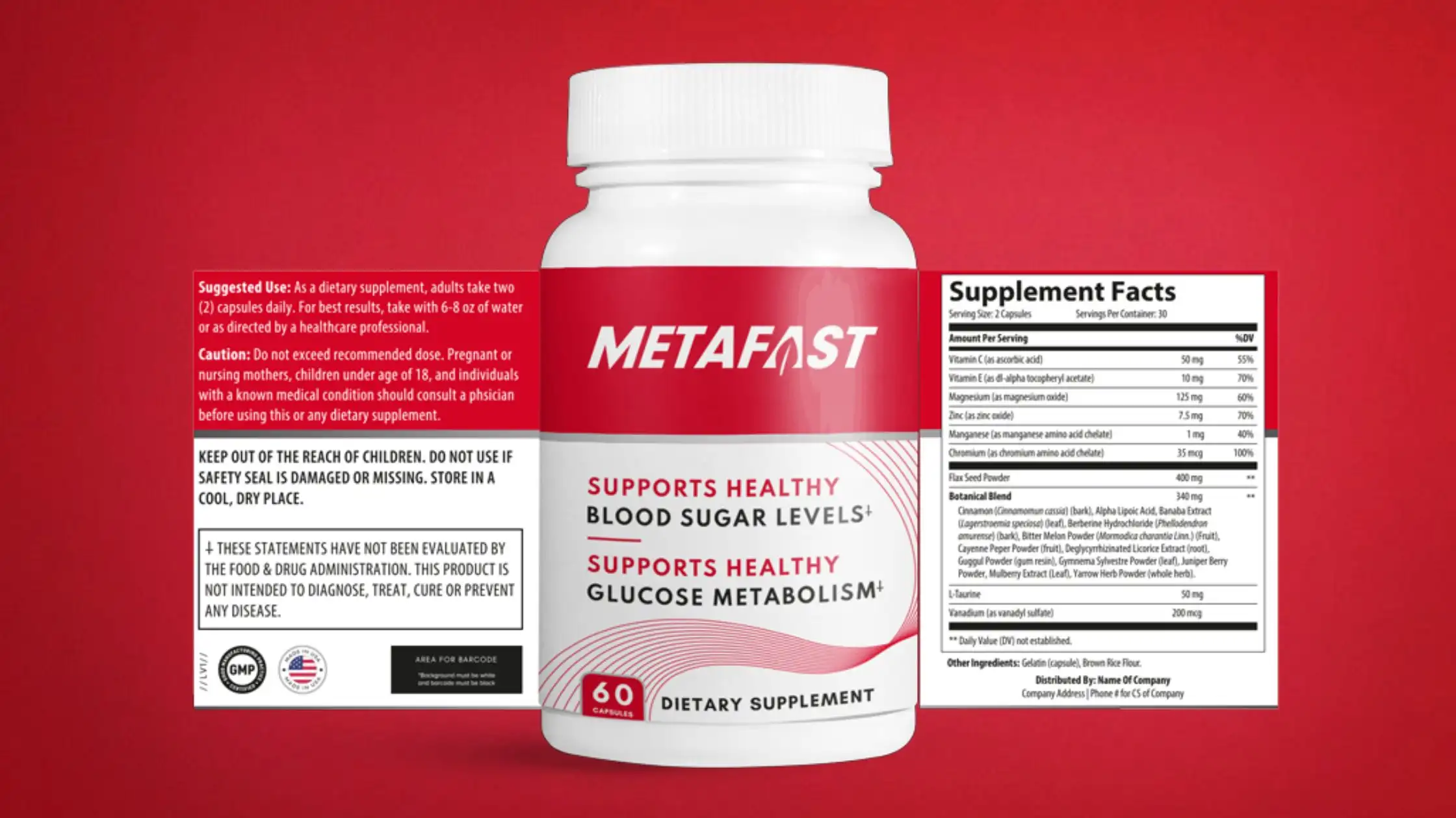 Metafast Supplement Facts