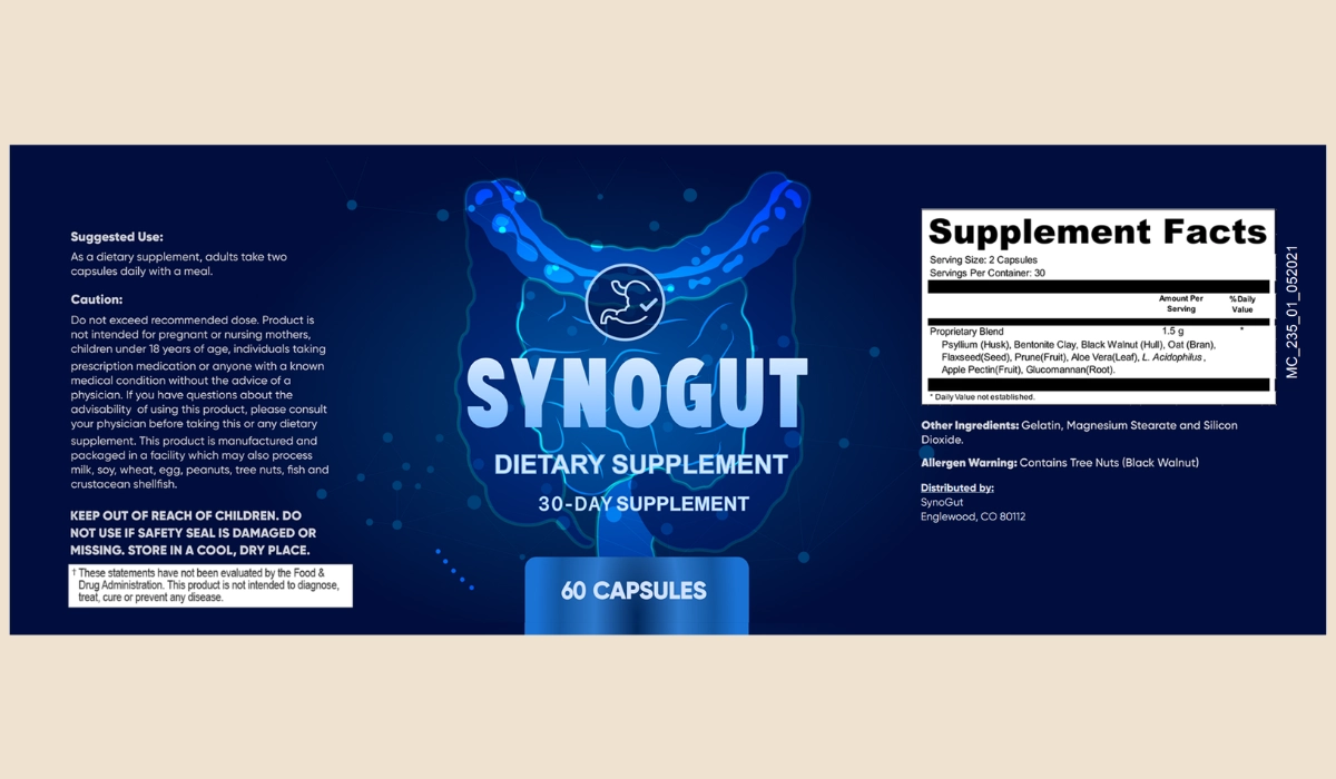 SynoGut Label