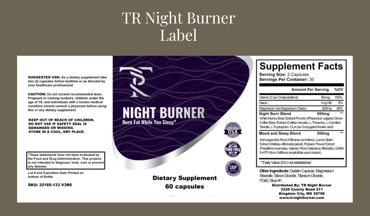 TR Night Burner Label