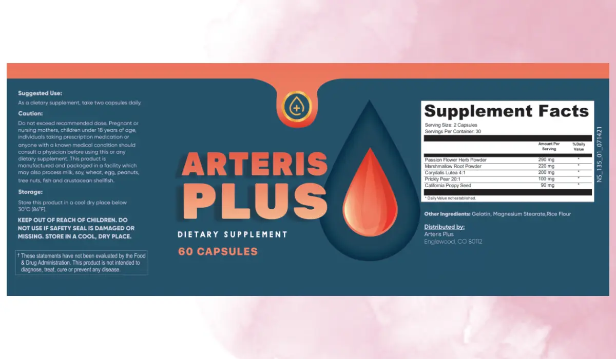 Arteris Plus Supplement Facts